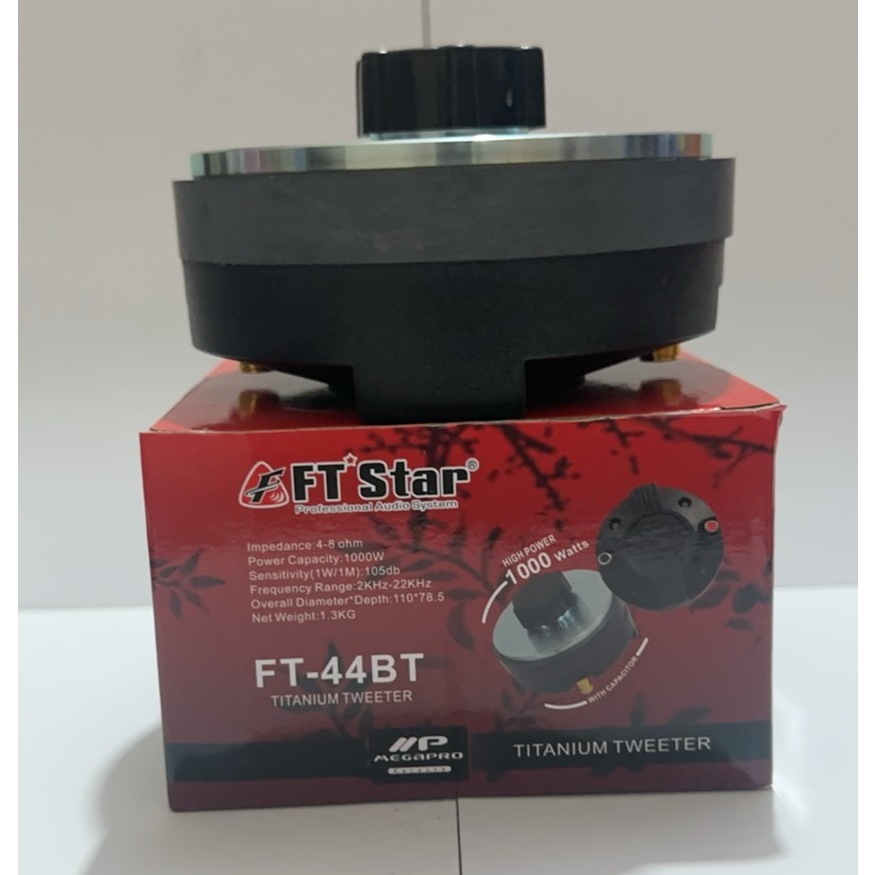 FT STAR Compression Driver Unit Tweeter 800/1000/1200W (FT-34BT/FT-44BT ...