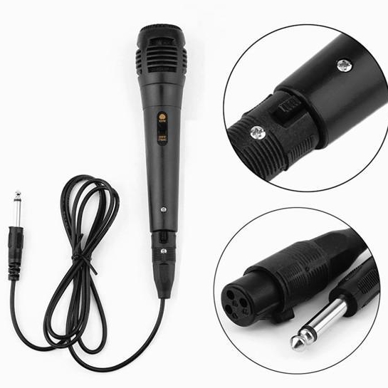 WIRED MIC Professional Handheld Wired Dynamic Microphone Audio Karaoke ...
