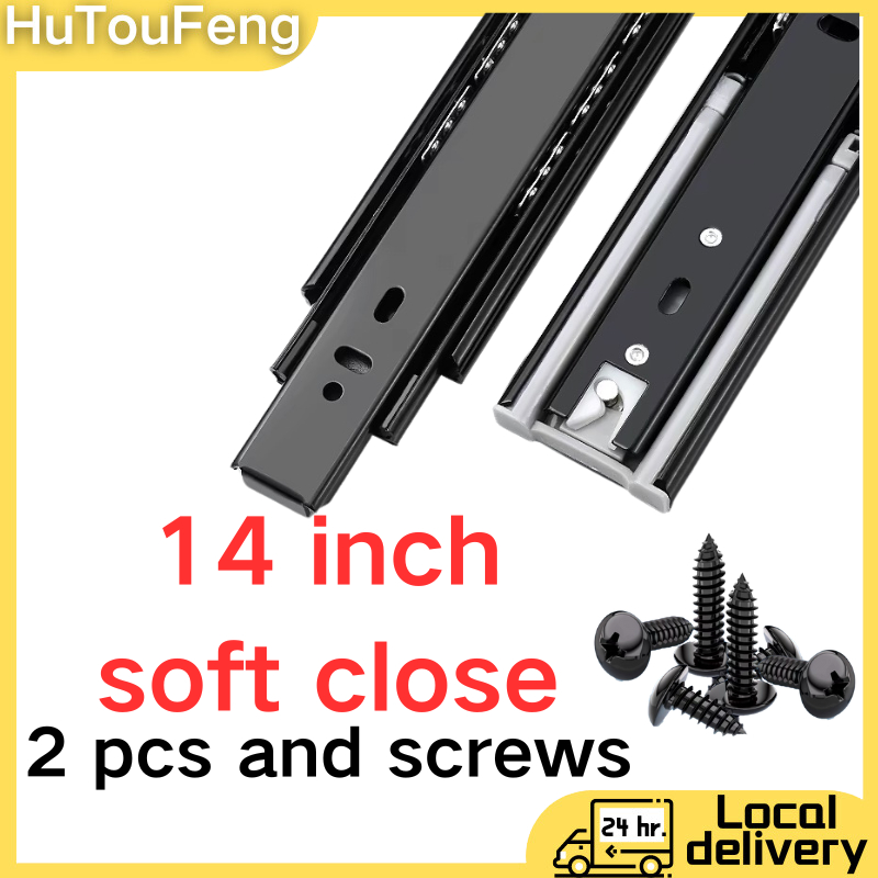Soft Close Drawer guide heavy duty hydraulic drawer sliders set ...