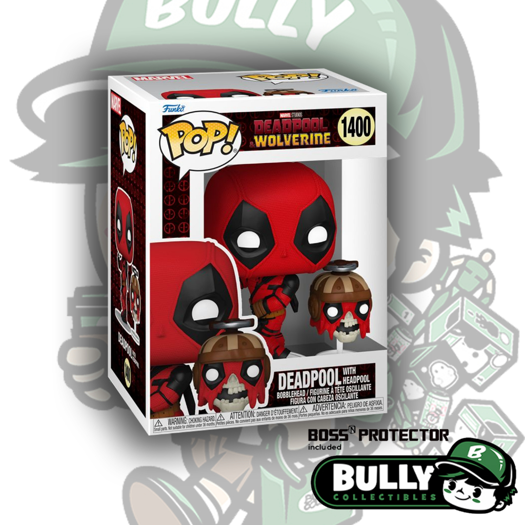 Funko POP! & Buddy: Deadpool 3 - Deadpool with Headpool 1400 With Boss ...