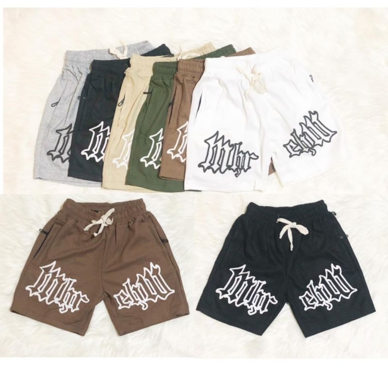 Waffle shorts with zipper for Boy/Unisex/Alangan/Kids 5-10 yrs old ...