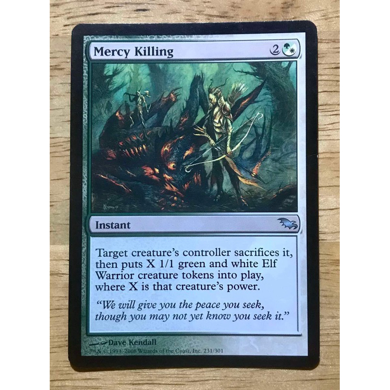 Mercy Killing MTG Magic the Gathering Card | Shopee Philippines