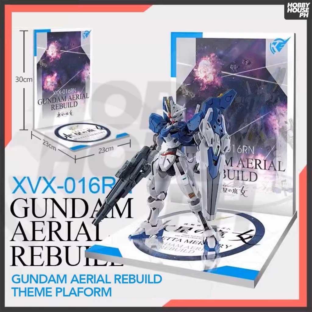 [PRE-ORDER DEPOSIT] HG 1/144 Aerial Rebuild Acrylic Action Base ...