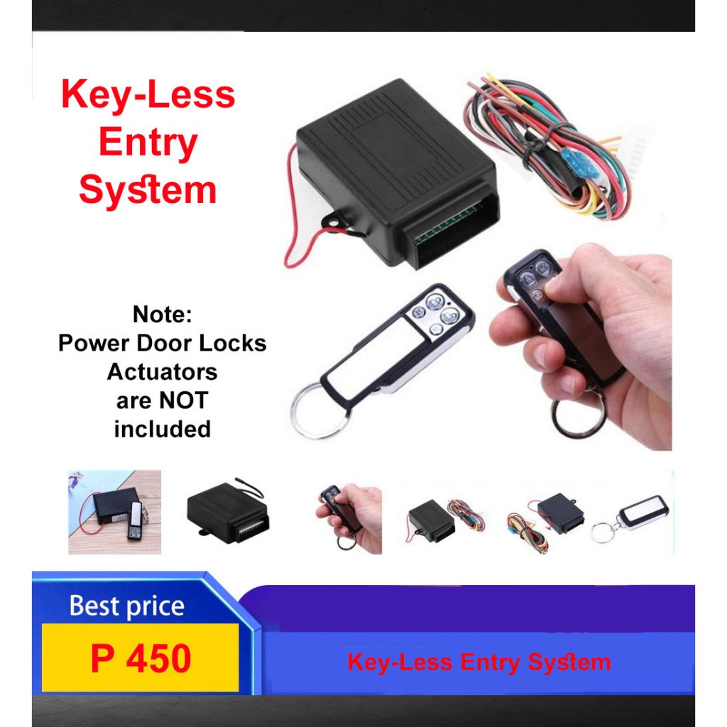 Car Door Lock Keyless Entry System Auto Remote Control VRC02 | Shopee ...