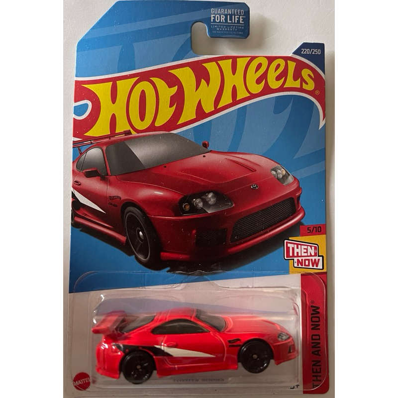 Hot Wheels - Then and Now - Toyota Supra Red (48) | Shopee Philippines