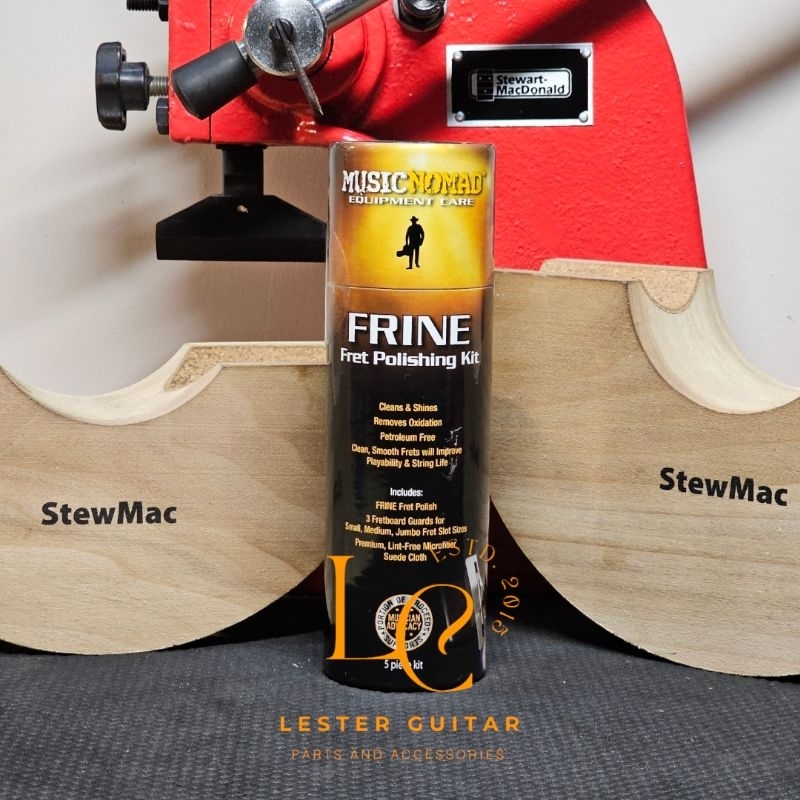 MusicNomad Frine Fret Polishing Kit INCL. Grip Fretboard Guards and ...