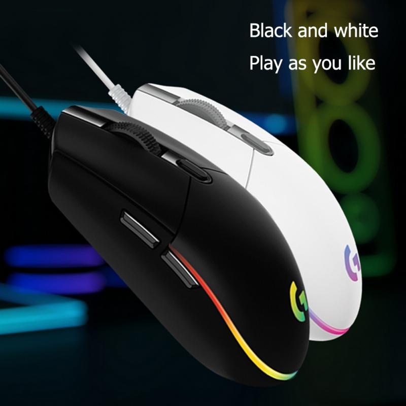 Wired Mouse Gaming Mouse 6 Buttons Lightweight Games Playing Elements ...