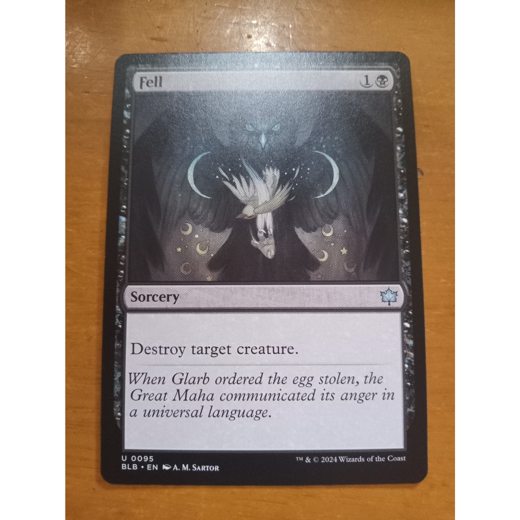 MTG Fell Uncommon BLB Bloomburrow Magic the Gathering | Shopee Philippines