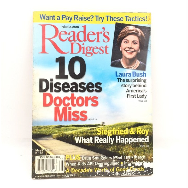Reader's Digest:10Disease Doctors Miss Magazine Book (Paperback ...