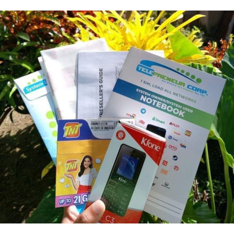 Retailer sim with complete Load kit and free 100 loadwallet Load to ...