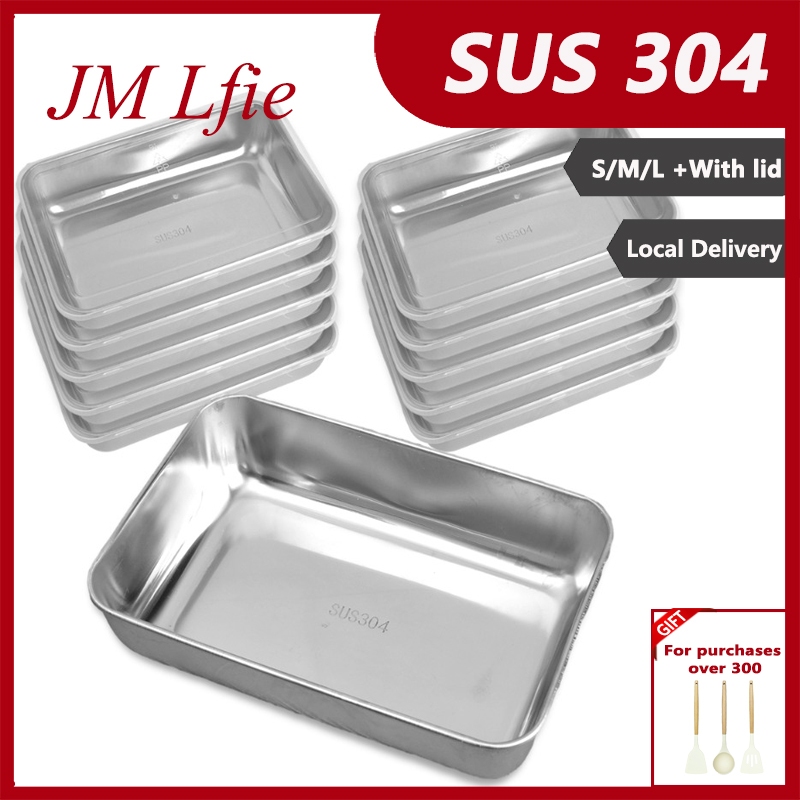 JMLfie 304 Stainless steel Fresh Keeping box for adult food storage ...