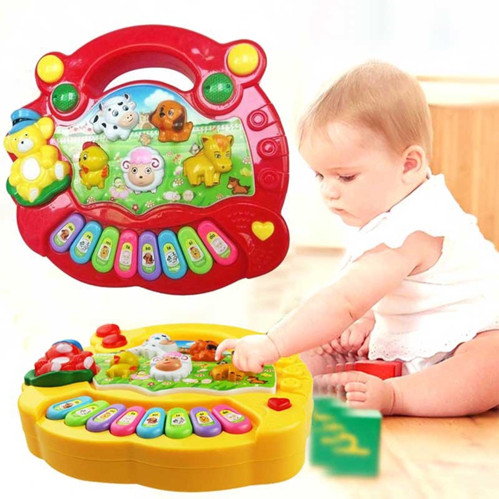 Musical Instrument Toy Baby Kids Animal Farm Piano Developmental Music ...