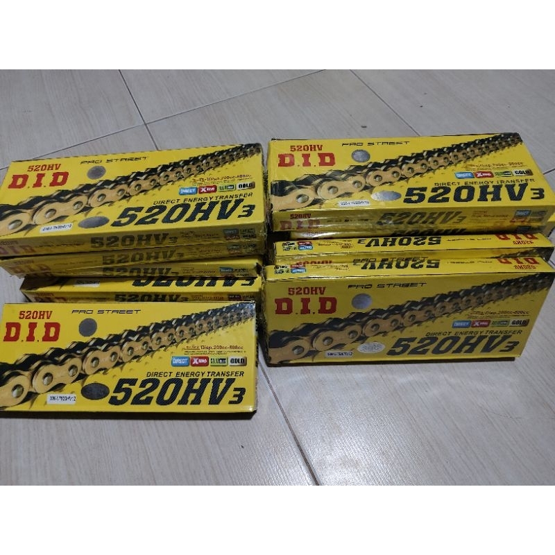 Chaîne D'entraînement Pour Moto,Pièces De Mobylette En Or