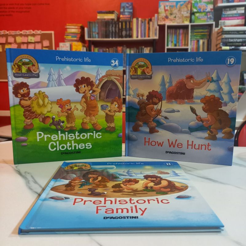 The RED Library- Dinosaurs and Friend Dinosaur Book Prehistoric Life ...