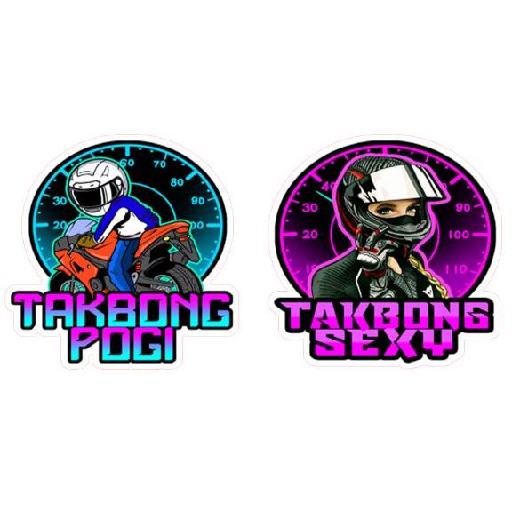 TAKBONG POGI SEXY RIDE SAFE VINYL STICKER WATERPROOF HIGH QUALITY ...