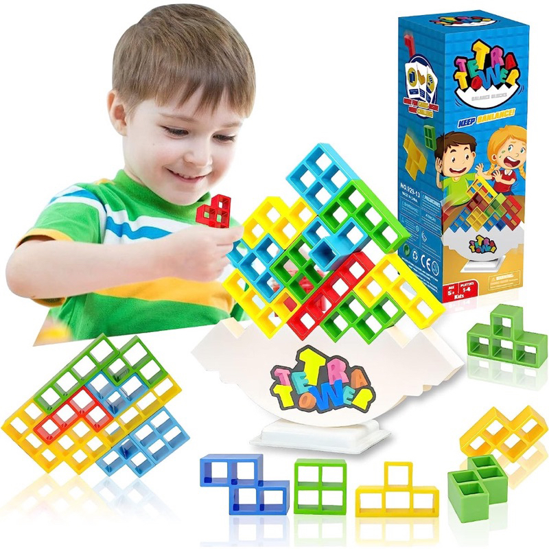 Tetra Tower Game Stacking Blocks Stack Building Blocks Balance Puzzle ...