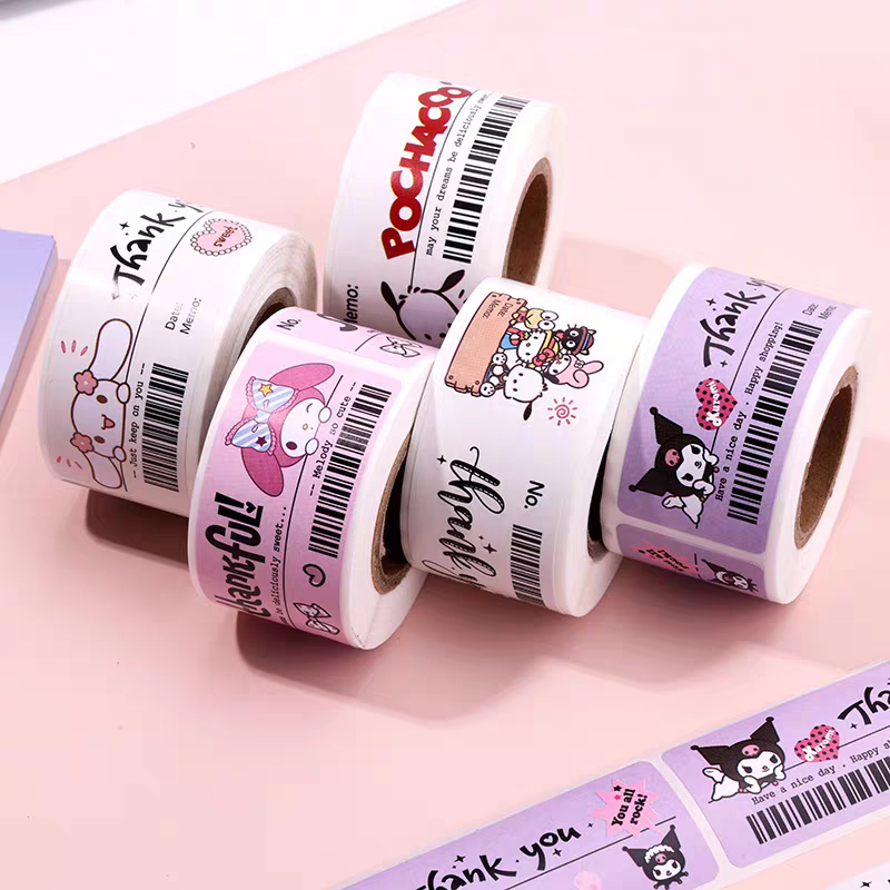 120pcs/roll Sealing Sticker Tapes Handicraft Envelope Thank You Label ...
