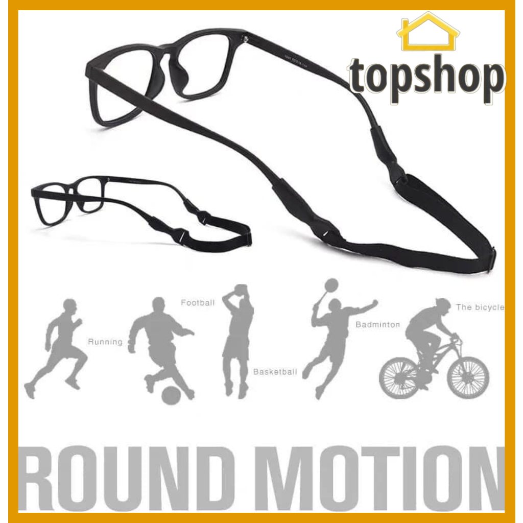 Elastic Glasses Anti-slip Strap Stretch Neck Cord Outdoor Sports ...