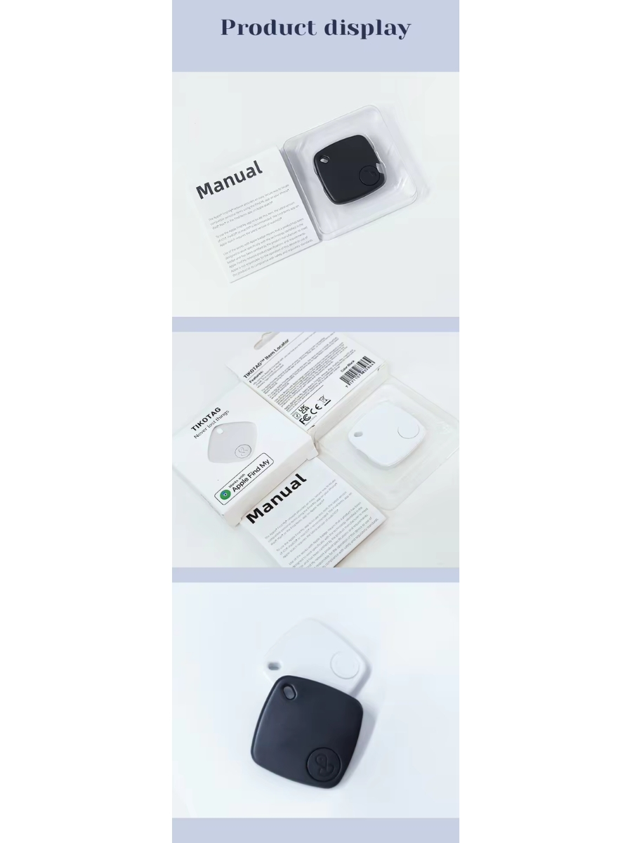 SQUARE Type Tag GPS Tracker Find my up to 365 days Battery Life 