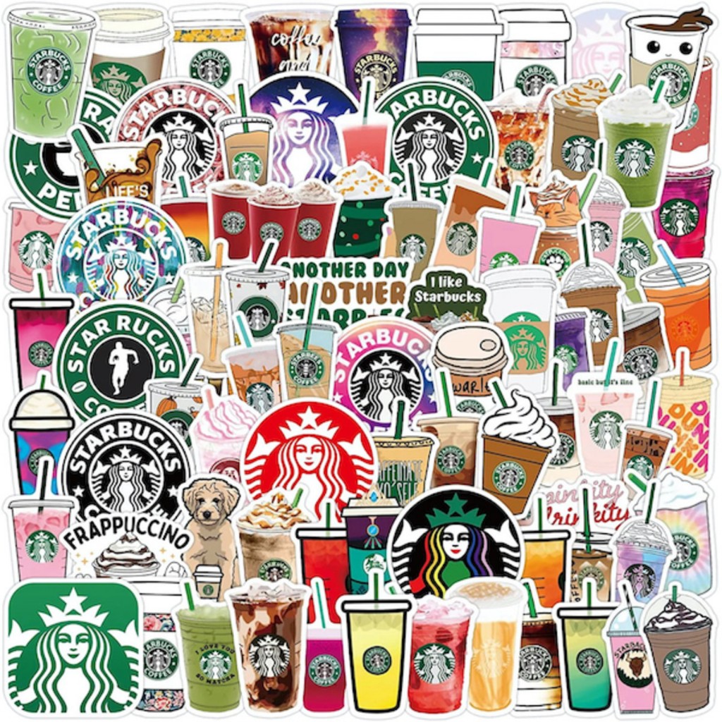 50pcs Starbucks Sticker Pack | Shopee Philippines