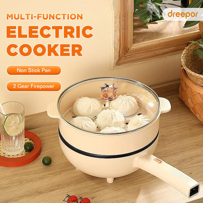 Dreepor Multi Electric Cooker Rice Cooker Hot pot Non-Stick With ...