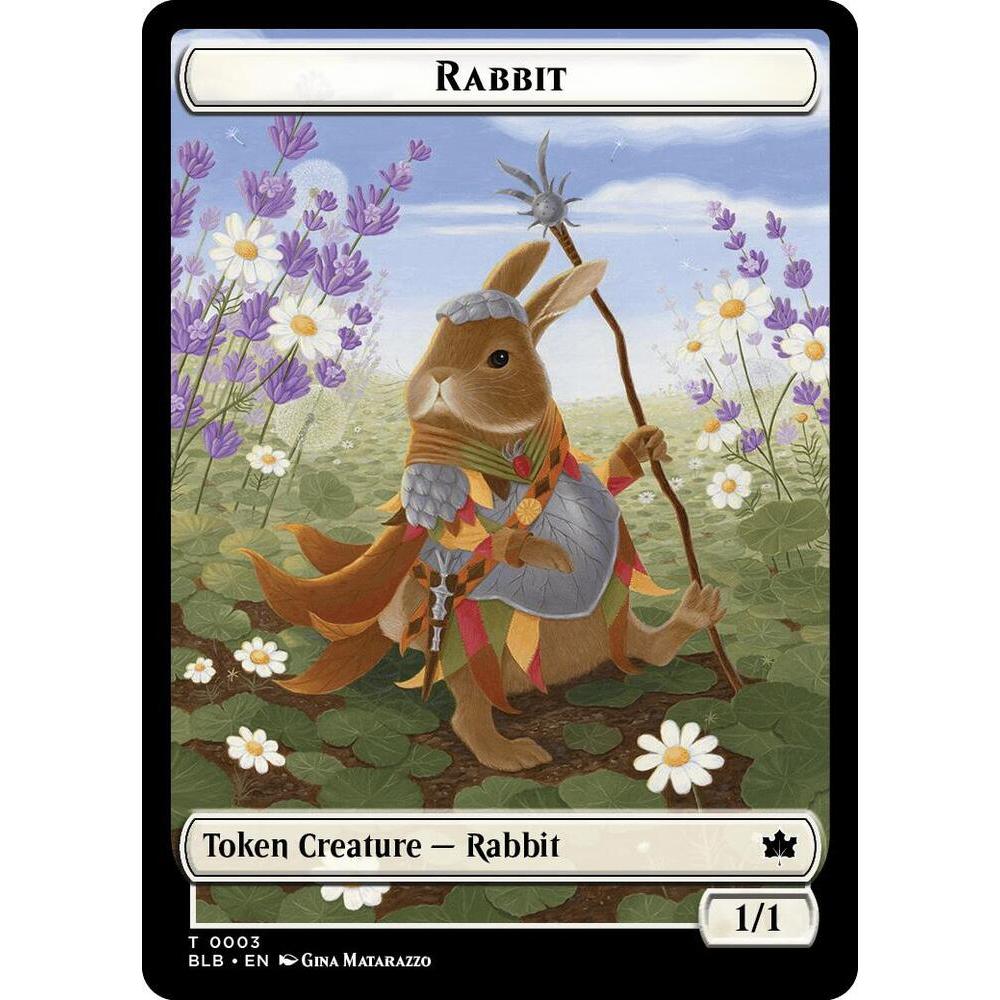 Rabbit Token - Bloomburrow (BLB) - TOKEN | Shopee Philippines