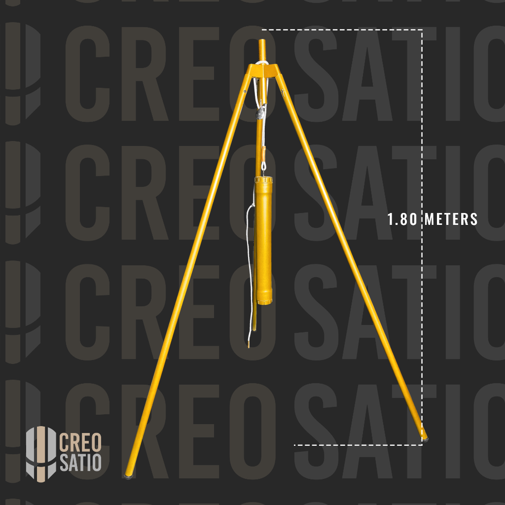 Ceremonial Golden Tripod (9342) Plain Yellow Gold Complete Set with ...