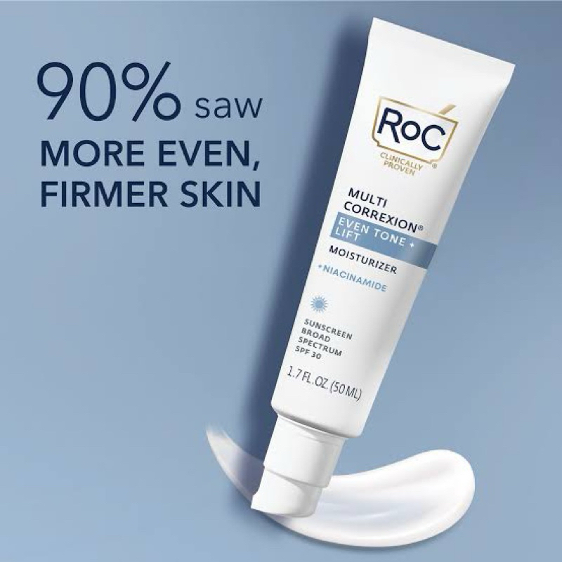 RoC MULTI CORREXION EVEN TONE + LIFT MOISTURIZER With Sunscreen SPF 30 ...