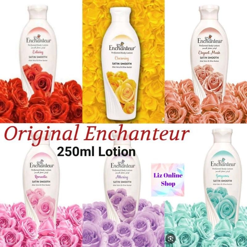Original Enchanteur Perfumed Body Lotion 250ml Shopee Philippines