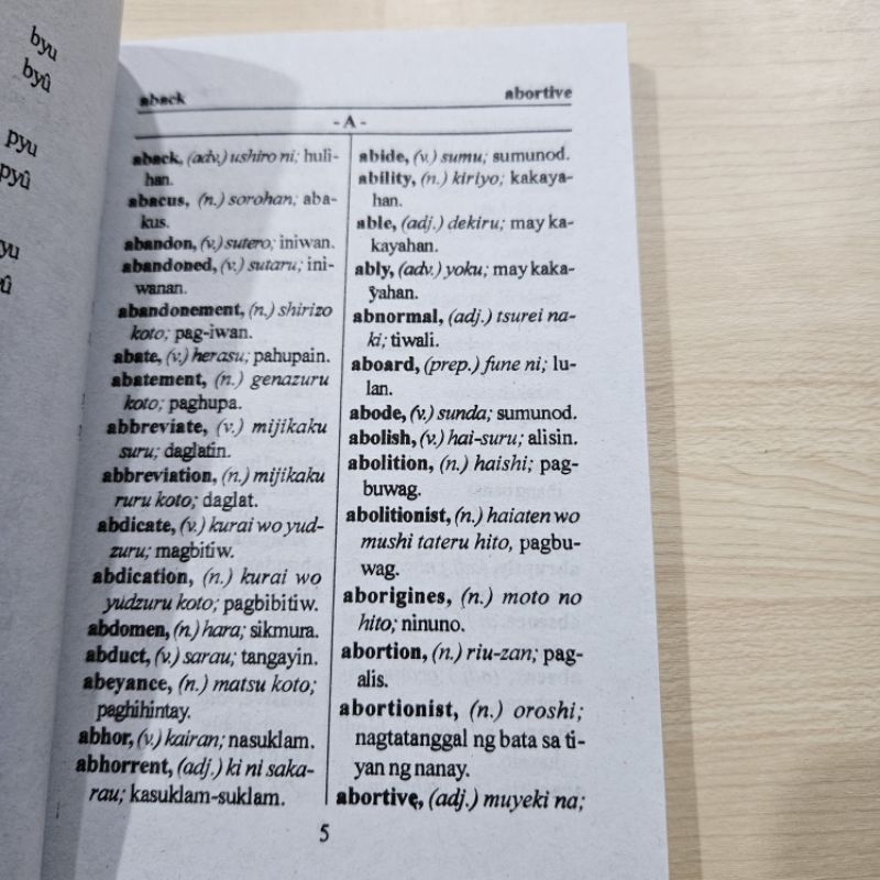 English Japanese Filipino Dictionary By; Diana Rebanco | Shopee Philippines
