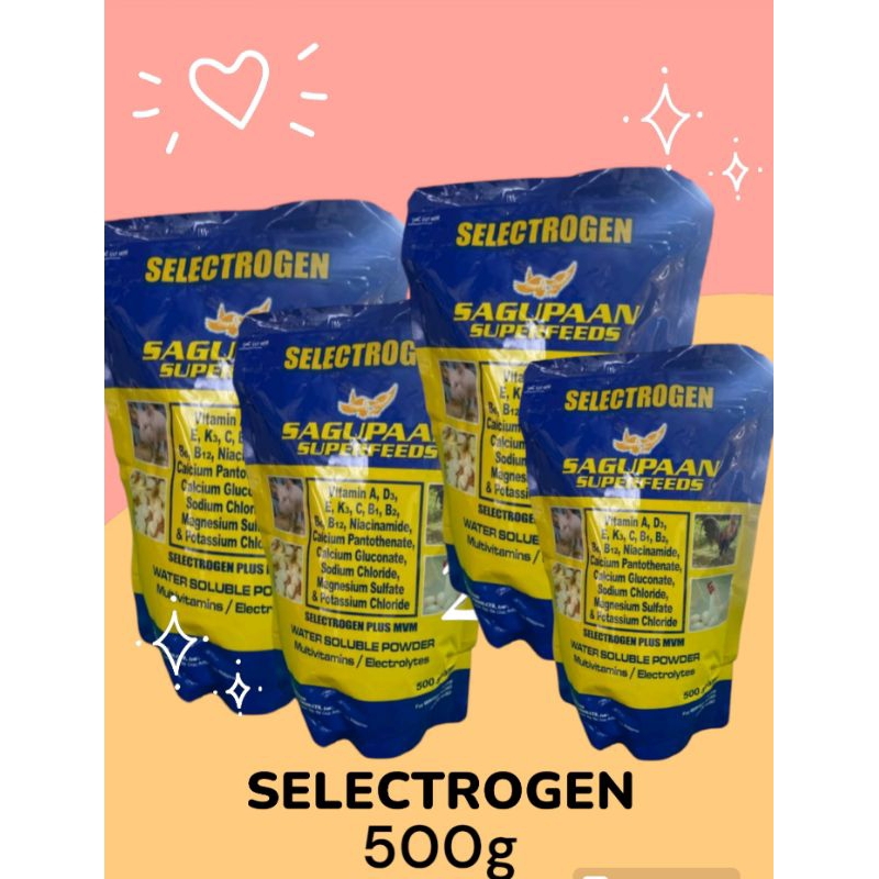 SELECTROGEN PLUS 500g MULTIVITAMINS AND ELECTROLYTES FOR POULTRY AND ...