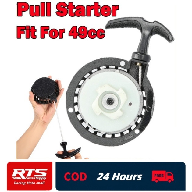 Pocket Bike Mini Cross Démarreur Facile à Tirer Type 7 - Pull Starter Aluminium