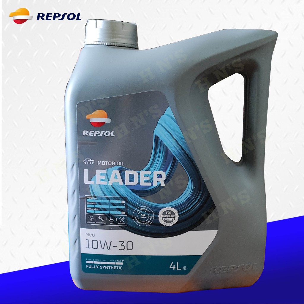 REPSOL Leader NEO 10W-30 Fully Synthetic Motor Oil 4L ( 4 Liters) for ...