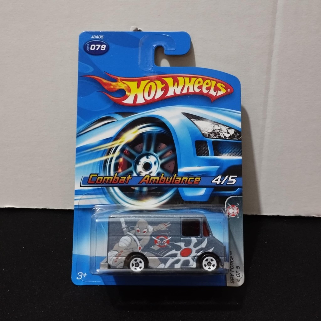 Hot Wheels Combat Ambulance (Blue - Ninja) Spy Force Series | Shopee ...