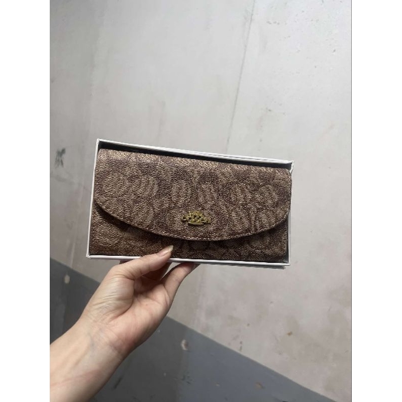 AnnaC Long wallet with box high quality leather wallet | Shopee Philippines