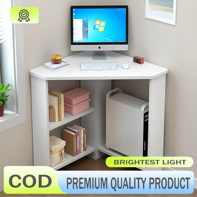 Computer desk with Multi-layer Corner table Modern and Minimalist ...