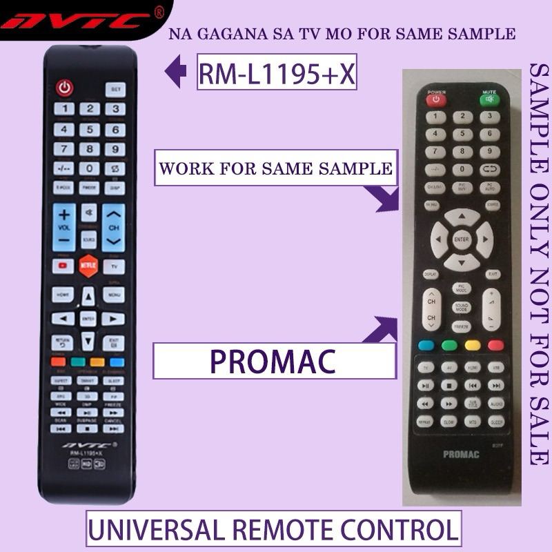 Remote Control for Promac Universal Smart tv Remote Na Gagana Sa Tv Mo ...