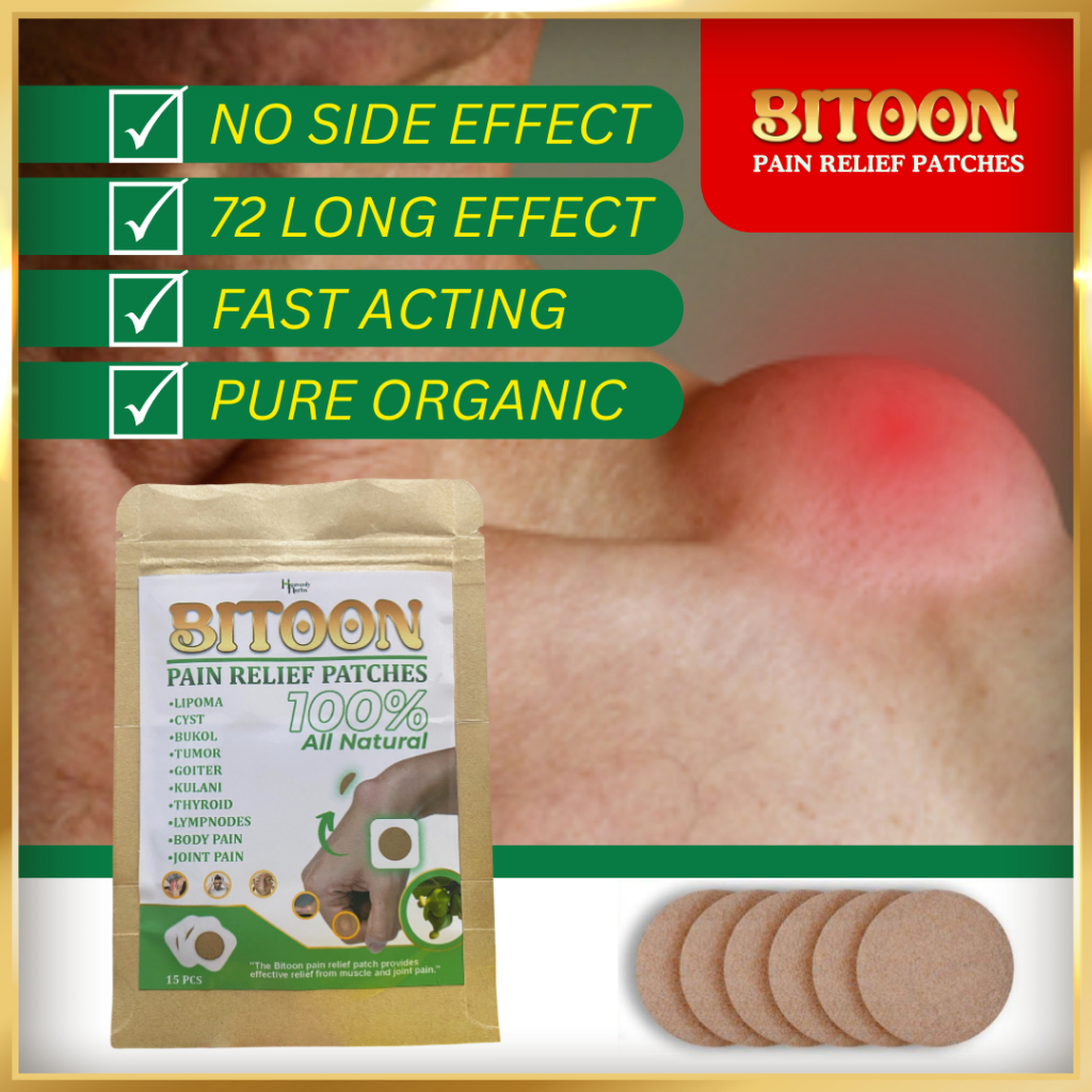 Bitoon Patches Original For all kinds of bukol, Tunaw ang Bukol Goiter ...