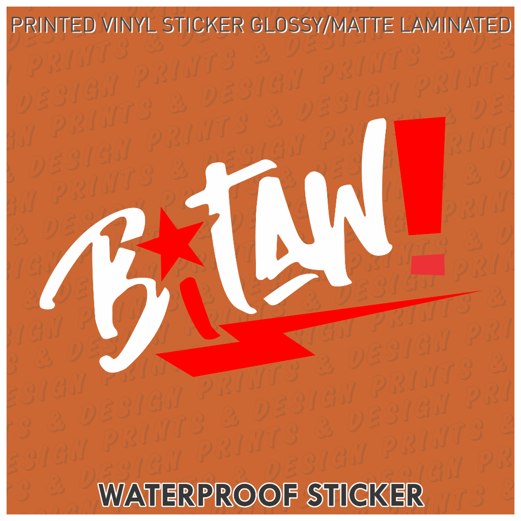 Bitaw Lifestyle Star-Light Sticker Cut Out Decal Waterproof | Shopee ...