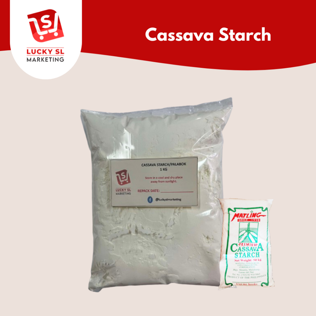 Cassava Starch/Palabok (Matling) [Repacked] 1kilo | Shopee Philippines