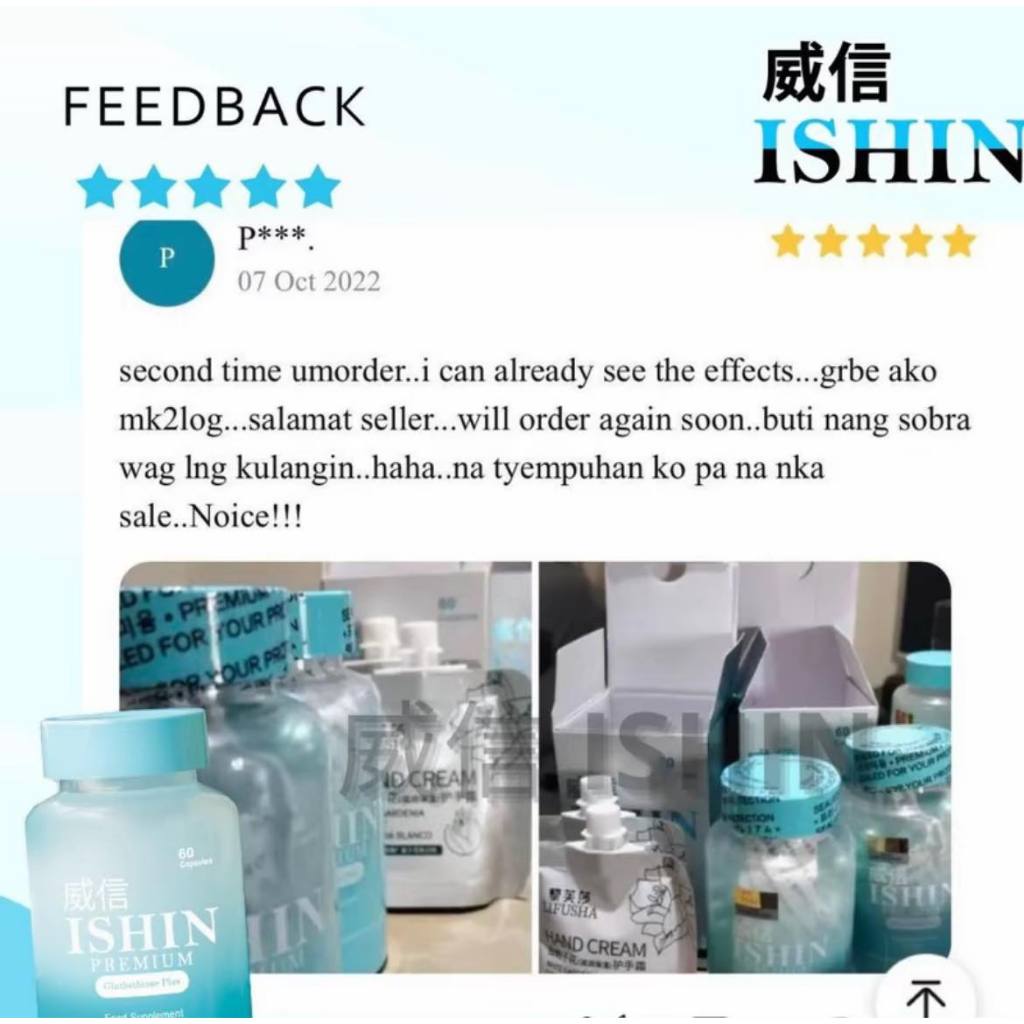 Ishin Premium Glutathione Plus | Triple Gluta Blend 700mg
