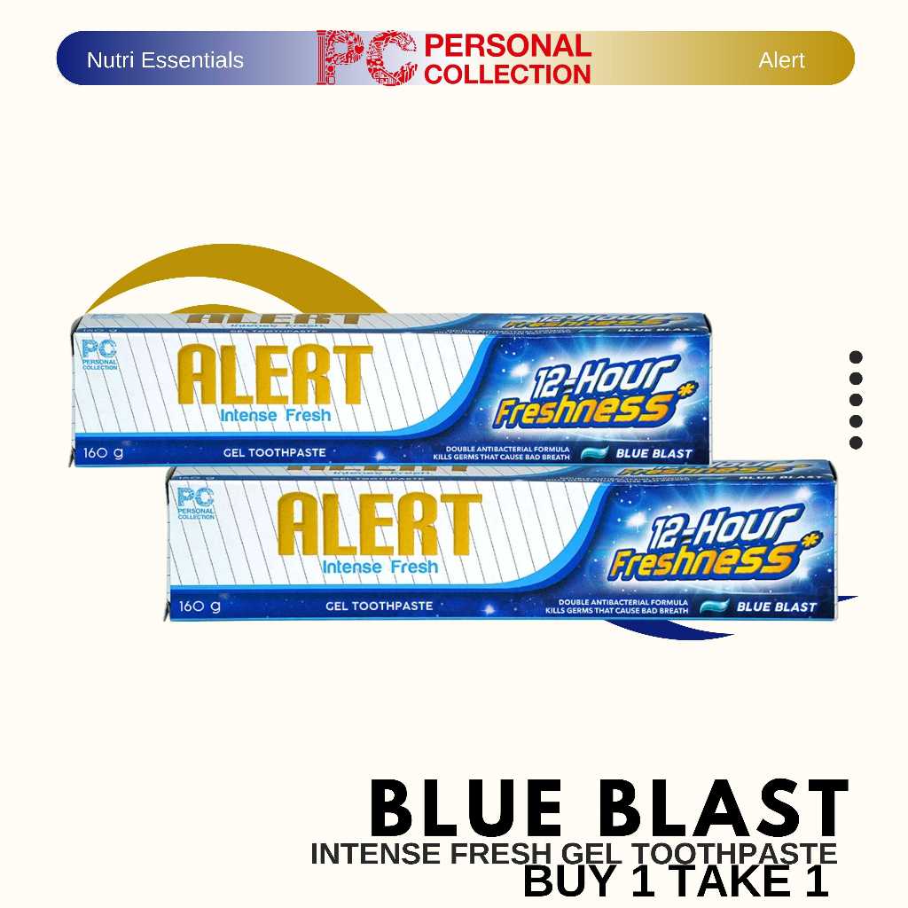 Buy1 Take1 Personal Collection Alert Intense Fresh Blue Blast Flouride ...