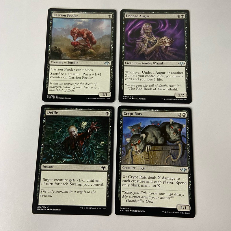 CARRION FEEDER UNDEAD AUGUR DEFILE CRYPT RATS | MH1 MODERN HORIZONS ...