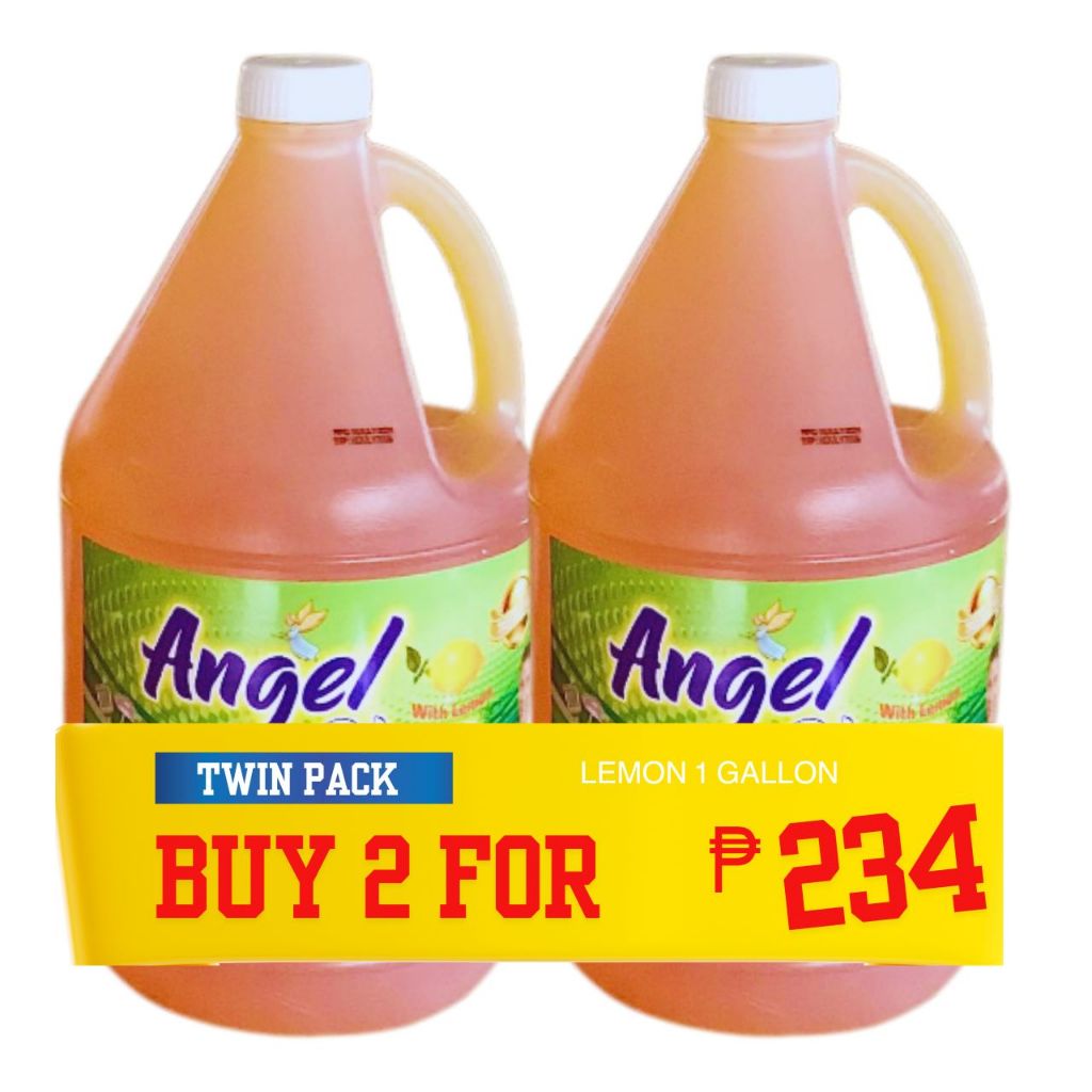 ANGEL CLEAN DISHWASHING LIQUID TWINPACK 1 GALLON | Shopee Philippines
