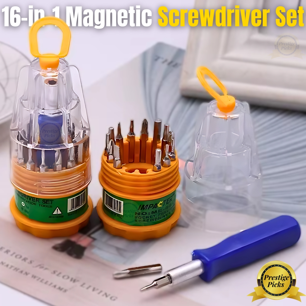 16-in-1 Pocket Precision Electronics Screwdriver Tools Set Magnetic ...