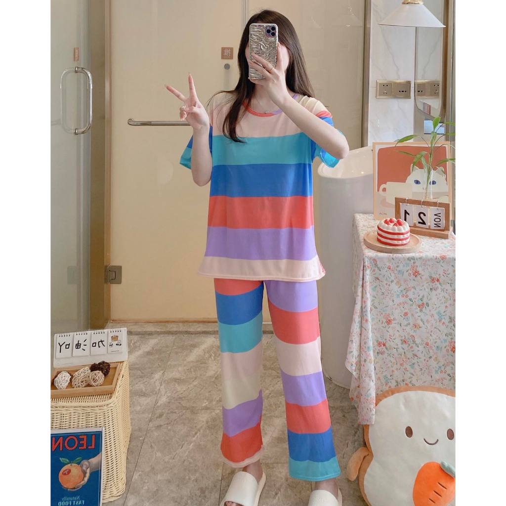 Anthony TP-25# Spandex cotton tela pajamas adult terno pajama sleepwear ...