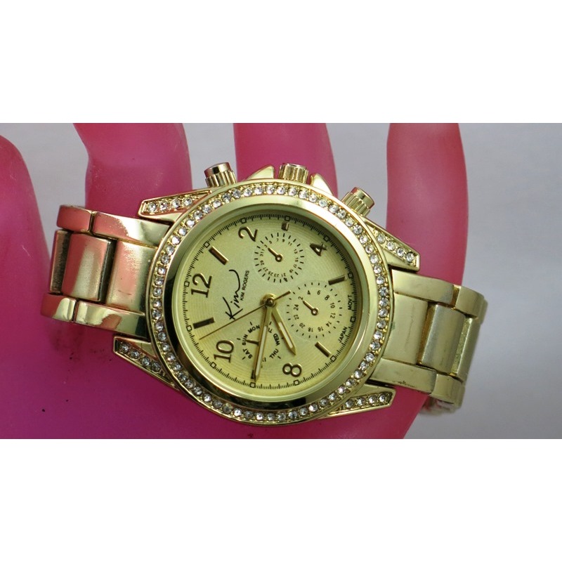 R1 Original KIM ROGERS Analog Watch for Women from USA Gold Tone Shopee Philippines