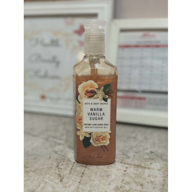 🇺🇸 Bath and Body Works Warm Vanilla Sugar Creamy Luxe Hand Soap
