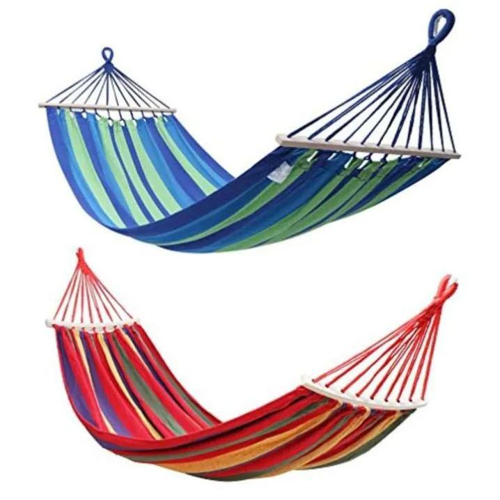 Hammock Duyan For Adult Portable Cotton Rope Outdoor Travel Big Hammock ...