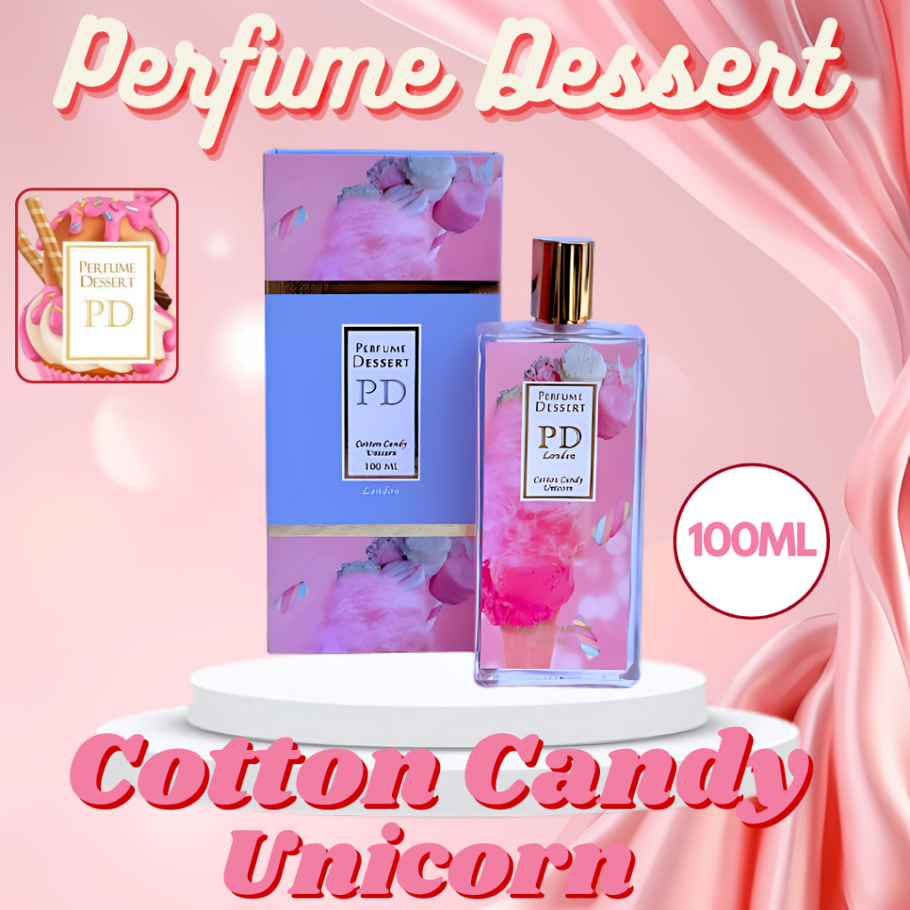 Cotton Candy Unicorn 100ml by Perfume Dessert London for Men and